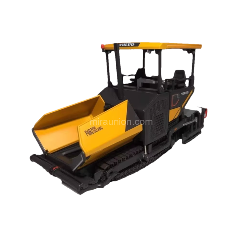 1 50 VOLVO P6820D Motorart diecast asphalt spreader model (14)