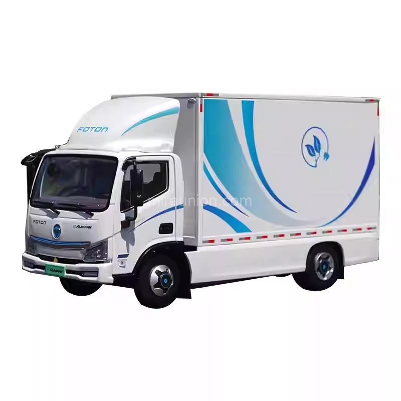 1 22 Foton e-AUMARK S3 Diecast Electric Box Truck Model (1)