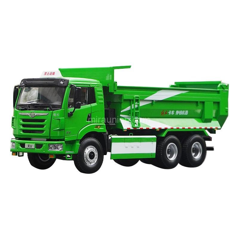 1 24 FAW Jiefang Tian V metal Dump Truck Model (3)