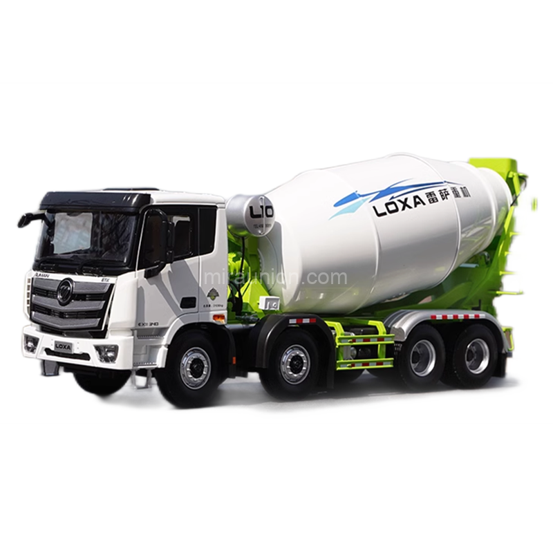 1 24 Scale Foton Auman EST LOXA L10 84 Diecast Concrete Mixer Truck (11)