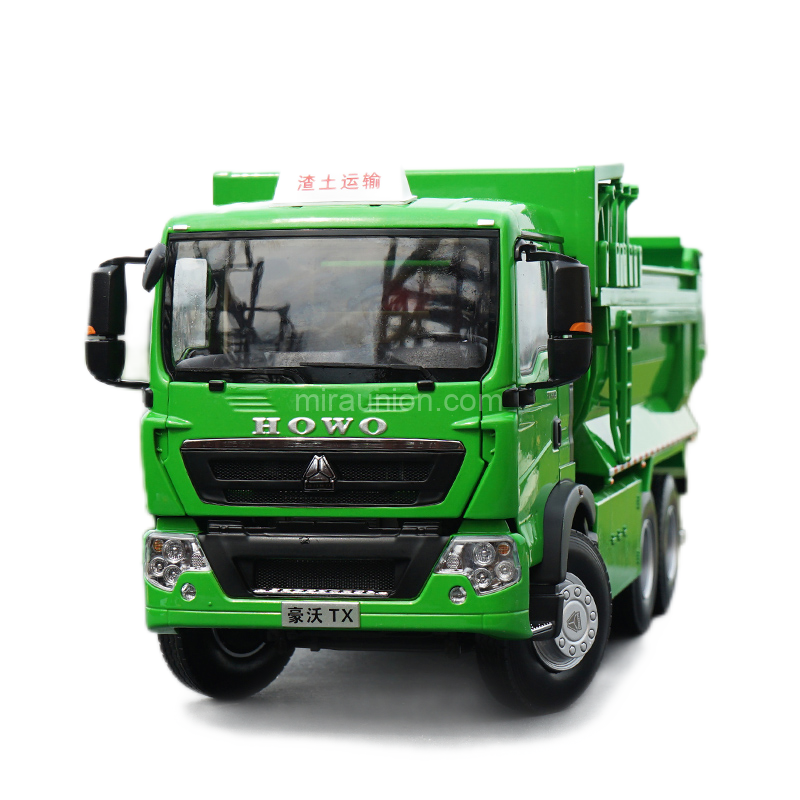 collectiable 1 24 HOWO TX alloy tipper truck model with high details (6)