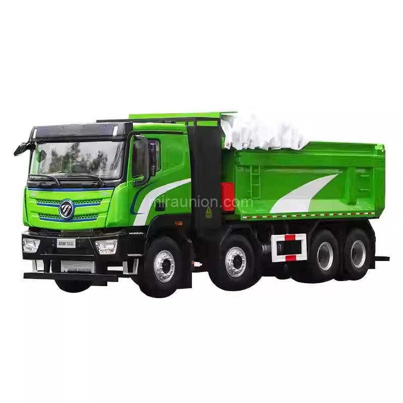 1 24 Foton Auman Zhilan New Energy Alloy Dump Truck Model (3)