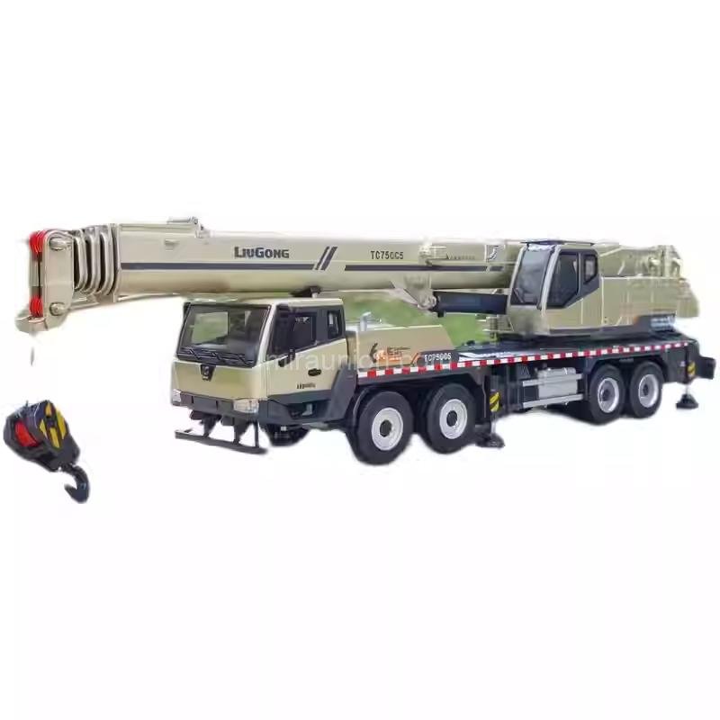Original high details 1 50 Liugong TC750C5 Commemorative Alloy Truck Crane Model – Premium Alloy Collectible crane miniature (13)