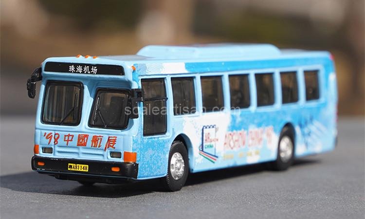 Dash Model Bus OEM 1:76 Double Decker City Bus Model – Custom High-Simulation Alloy ...
