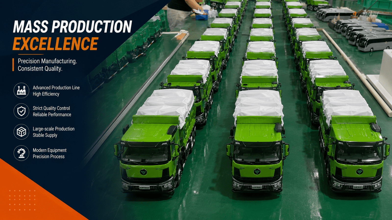 Auman Galaxy T dump truck model mass production