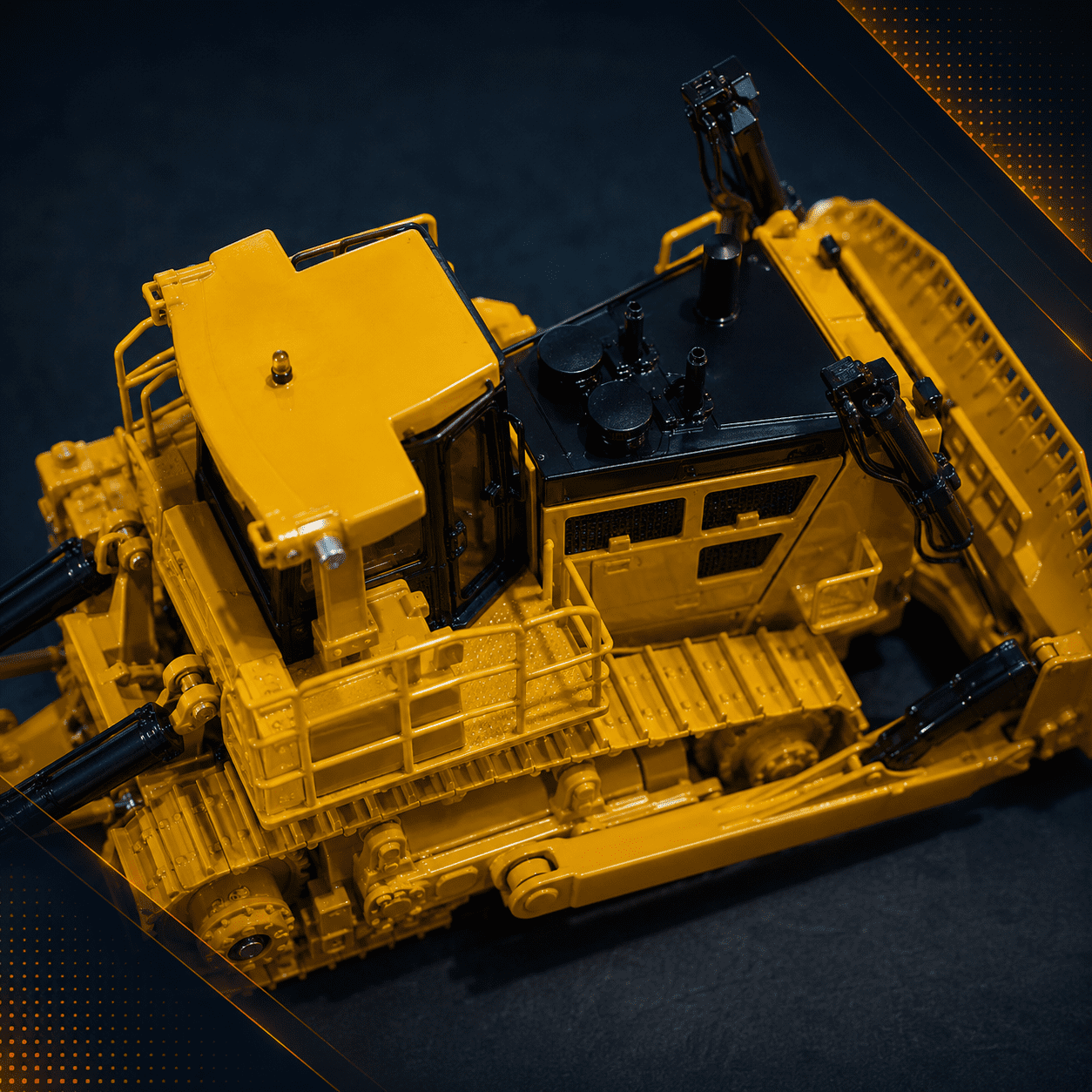 Bulldozer top detail
