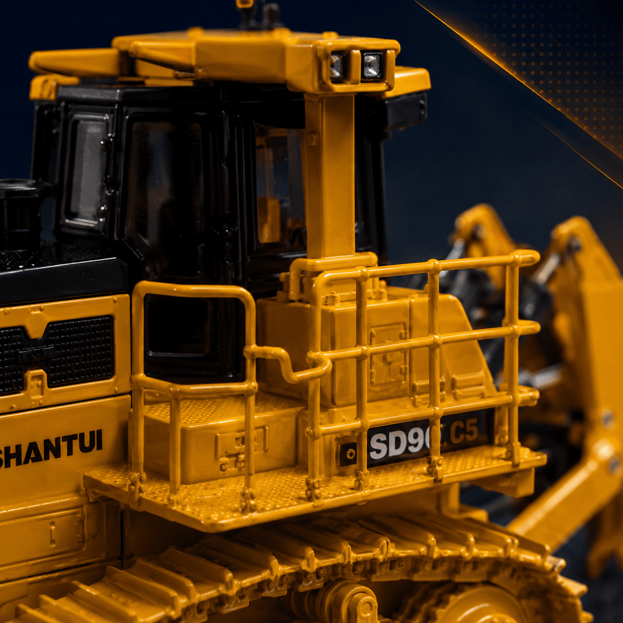 Bulldozer handrail detail