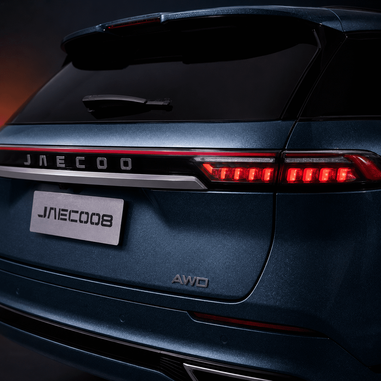 Chery Tiggo 9 scale model rear light detail