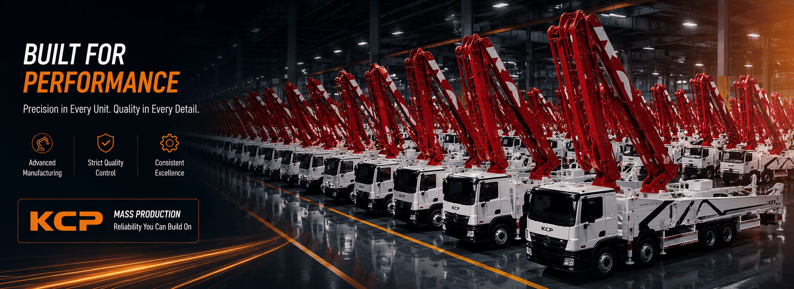 1:32 pump truck models batch production display