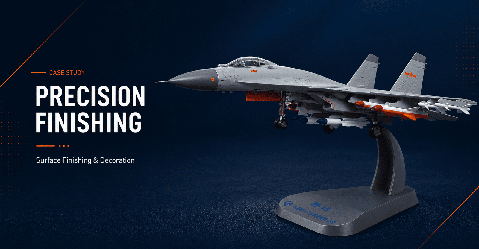 1:48 J-15 fighter jet aircraft model product display