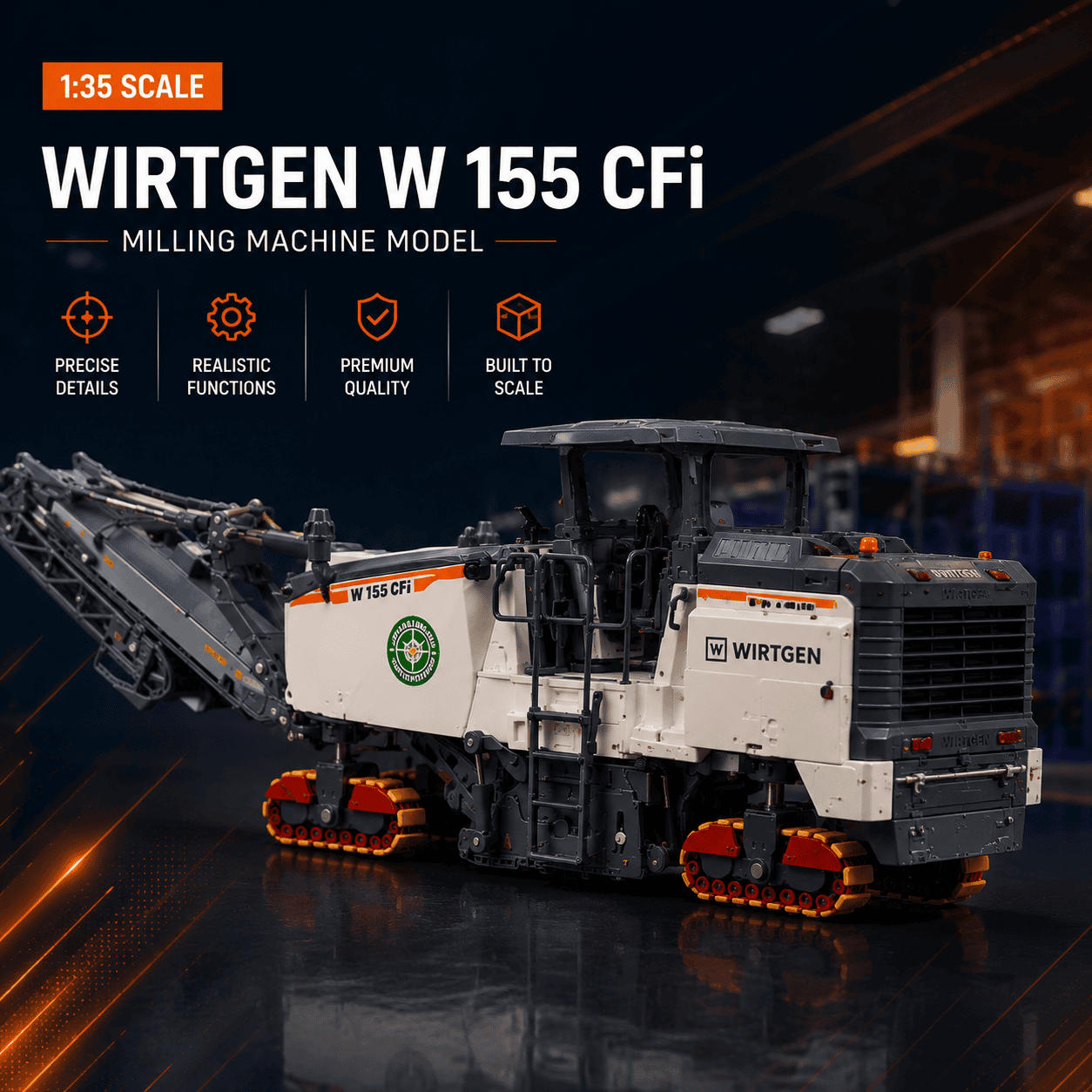Featured picture of 1:35 WIRTGEN W 155 CFi model