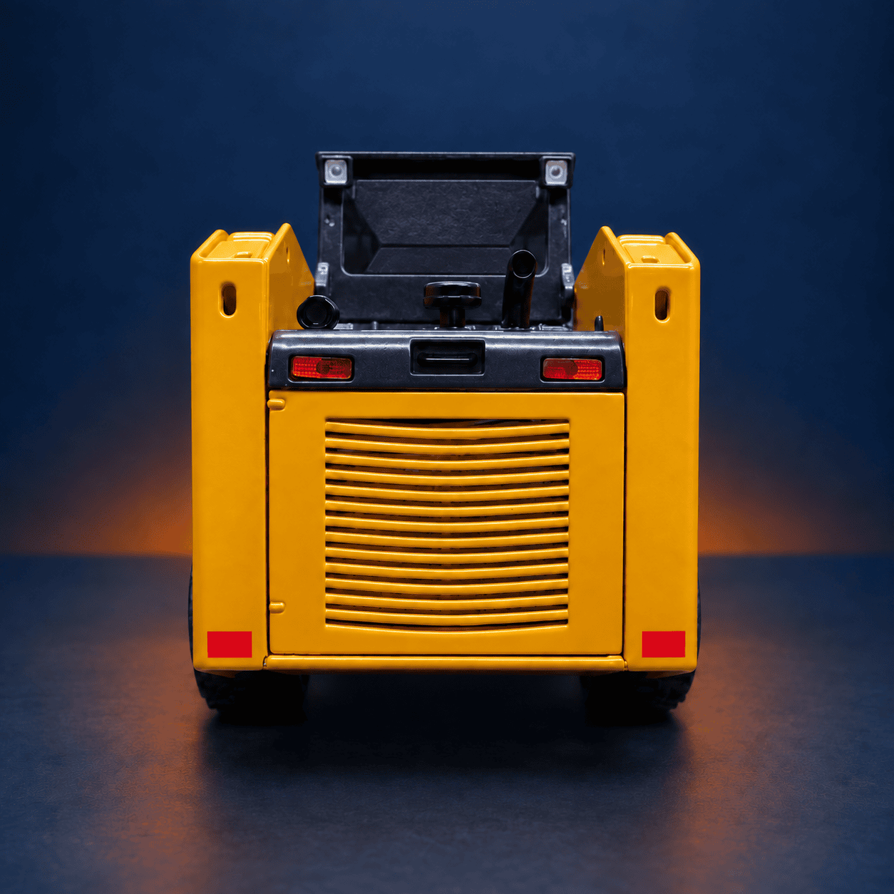 Exterior details and printed graphics of the LiuGong 365A skid steer loader model